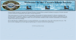 Desktop Screenshot of cessna-pilots.com