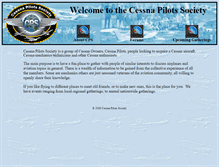 Tablet Screenshot of cessna-pilots.com