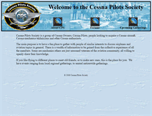 Tablet Screenshot of cessna-pilots.net